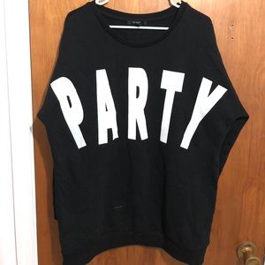 “PARTY” sweatshirt